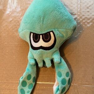 Nintendo Aqua Plush Squid